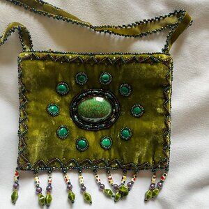 Bohemian Velvet Purse